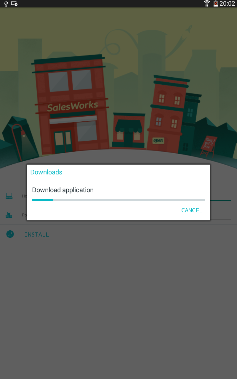 SalesWorks® Installer Screen 2