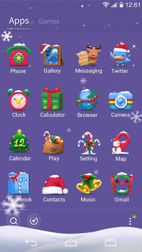 【免費個人化App】Cuddly Santa GO Launcher Theme-APP點子