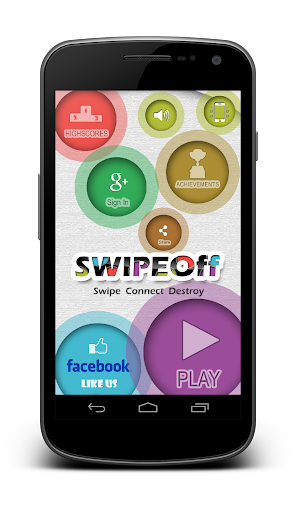 Swipe Off : a moving Dots Game