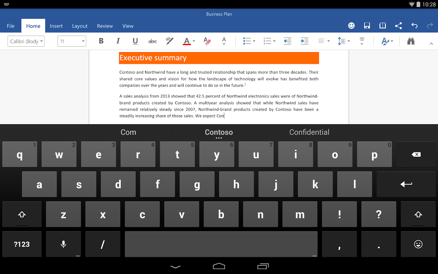 Microsoft Word Preview - screenshot