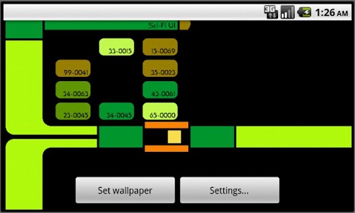 Sci-Fi UI Live Wallpaper Lite Screenshots 5