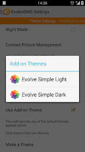 Lastest EvolveSMS Theme - Simple Dark APK for Android