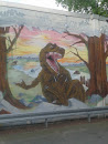 Jurassic Park Mural