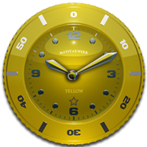 Clock Widget Yellow Star 個人化 App LOGO-APP開箱王