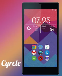 Cyrcle Icônes Apex Go Nova Adw - screenshot thumbnail