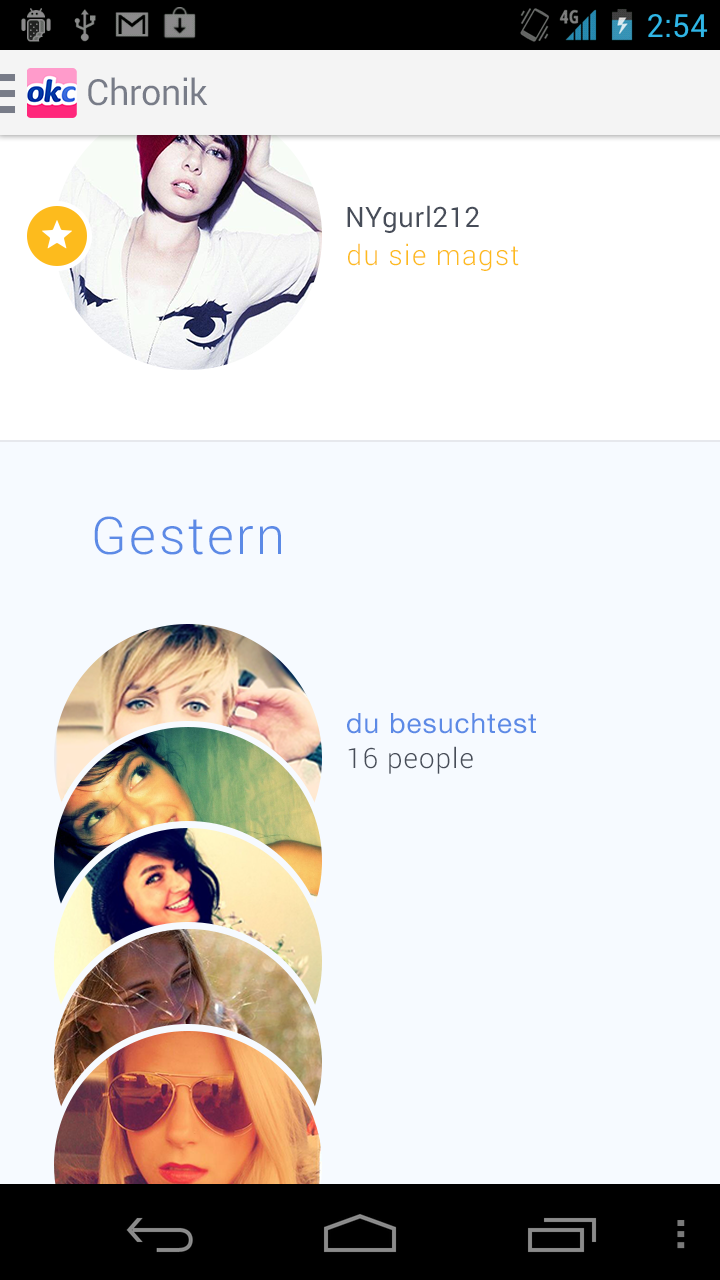OkCupid Screen 2