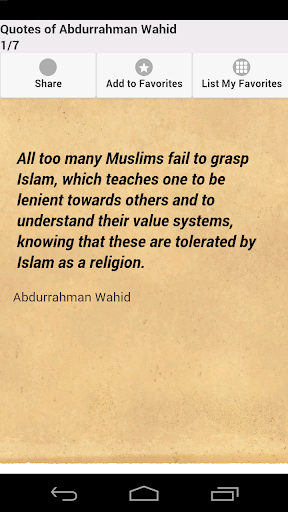 Quotes of Abdurrahman Wahid