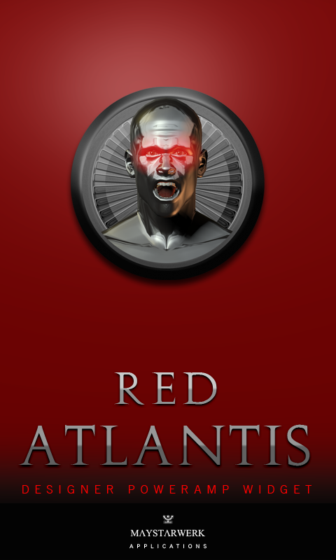 Poweramp Widget Red Atlantis Screen 3