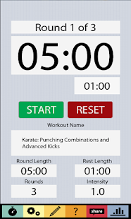 MMA Training and Fitness Timer