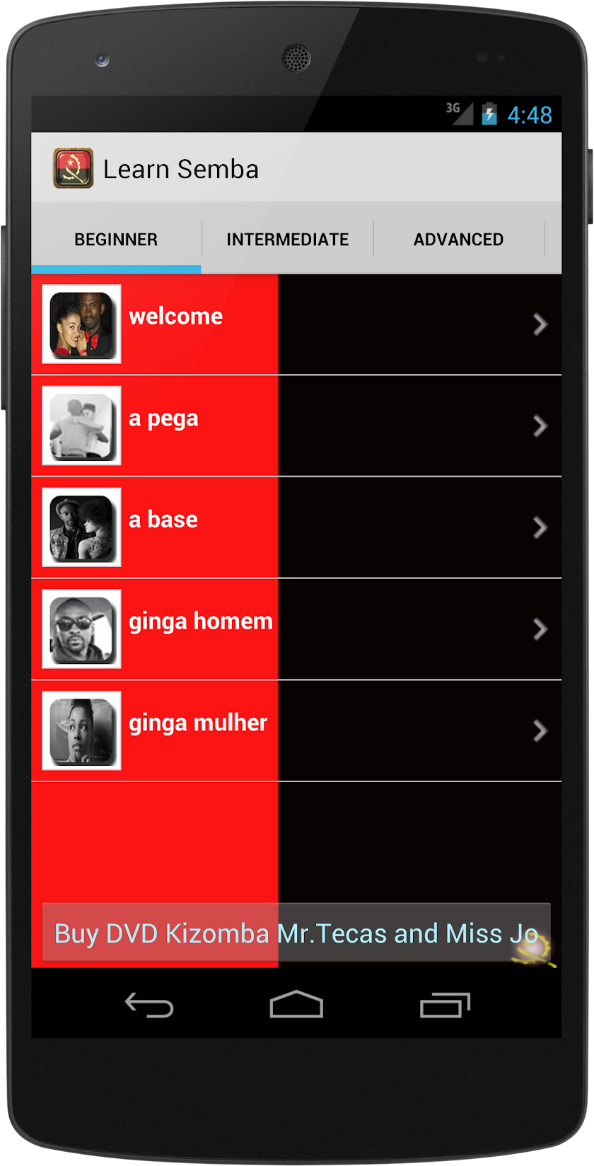 Learn Semba Screen 1