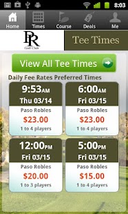 Paso Robles Golf Tee Times Screenshots 0