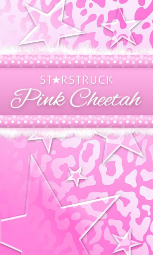 Pink Leopard Go SMS Star Theme