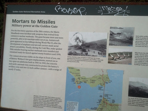 Mortars to Missiles Sign Post