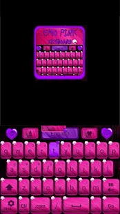 Emo Pink Go Keyboard Screenshots 3