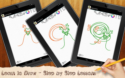 【免費家庭片App】Learn to Draw Dragons & Beasts-APP點子