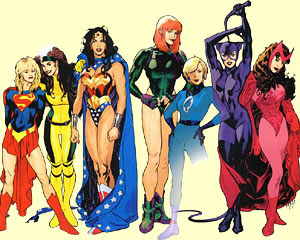 personagens femininas em histórias em quadrinhos