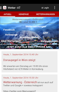 Lastest Wetterwarnungen - Österreich APK for Android