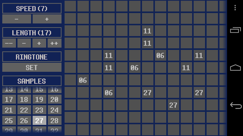 Retro Grid Screen 1