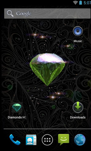 【免費個人化App】Diamonds HD LiveWallpaper Free-APP點子