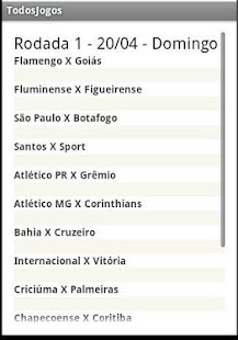 Calendário Brasileirão 2014 A