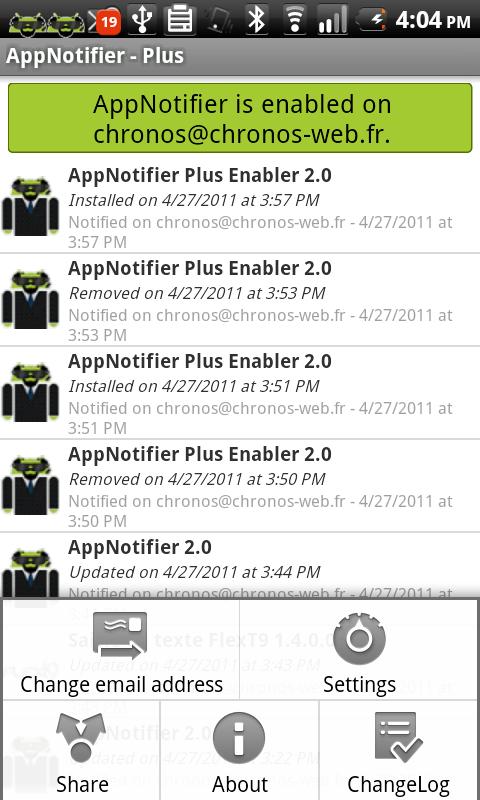 AppNotifier Plus Enabler Screen 2