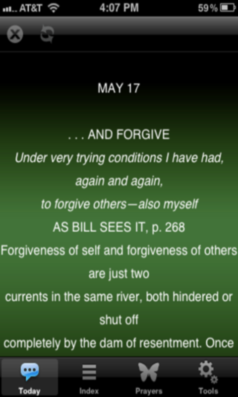 Android application Daily Reflections screenshort