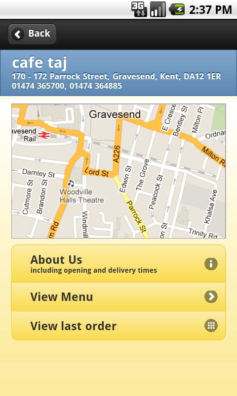 Nosh Out Gravesend Screen 2