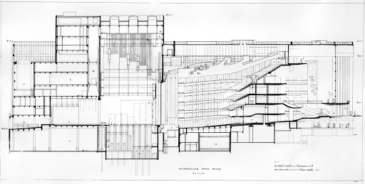 Metropolitan Opera House in Lincoln Center Longitudinal