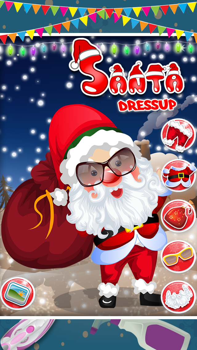 Android application Santa Dressup - Kids Game screenshort
