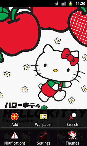 免費下載個人化APP|Hello Kitty Loves Apples Theme app開箱文|APP開箱王