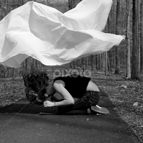 Conceal by Mady Sieracki - Black & White Abstract