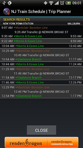 【免費旅遊App】NJ Train Schedule-APP點子