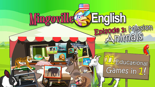 【免費教育App】兒童英語 1：Mingoville中的“動物ABC”-APP點子