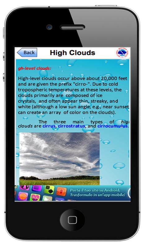 Cloud Types Screen 2