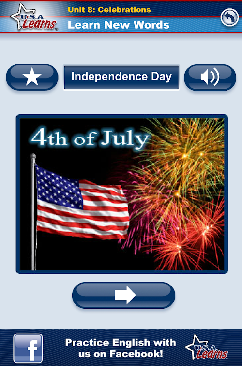 Android application USA Learns English 2 screenshort