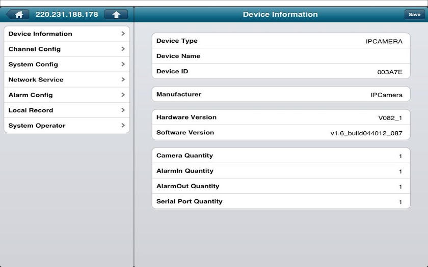 AlphaView Screen 2