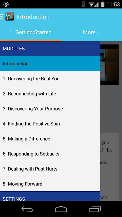 Android application Breathing Room screenshort
