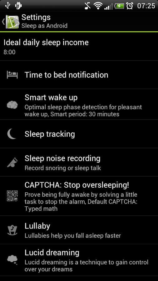 Приложение Sleep as Android для планшетов на Android