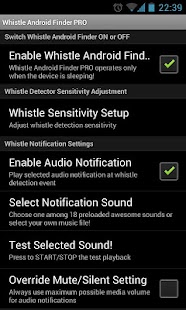  Whistle Android Finder PRO Imagem aplicativo 2