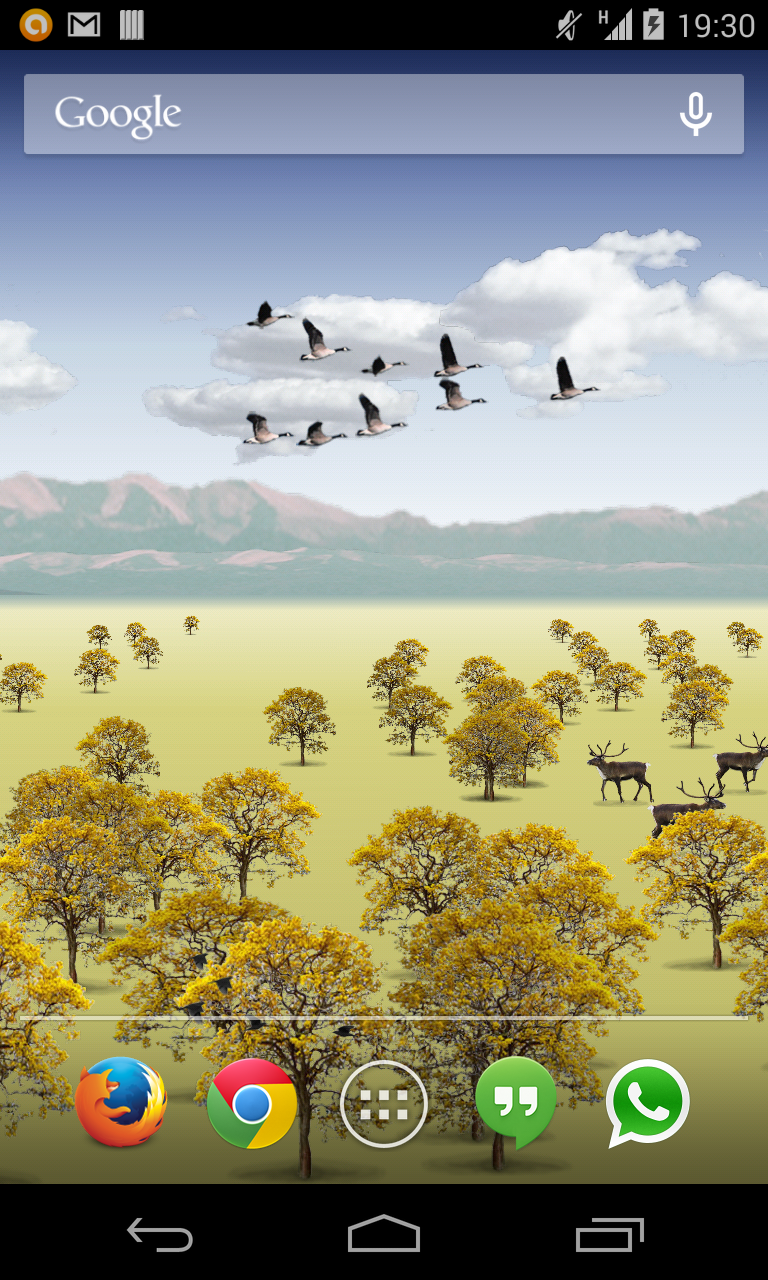 Wind Birds PRO Live Wallpaper Screen 3