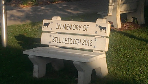 Bill Leidich Memorial bench