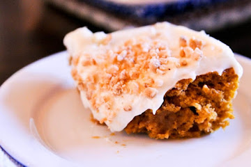 Pumpkin Cake with Cream Cheese Frosting