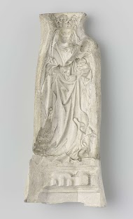 Two fragments of a clay mould