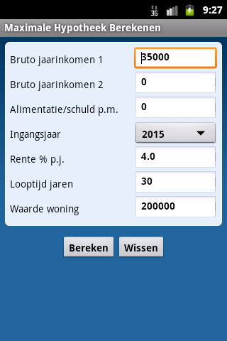 Hypotheek Berekenen
