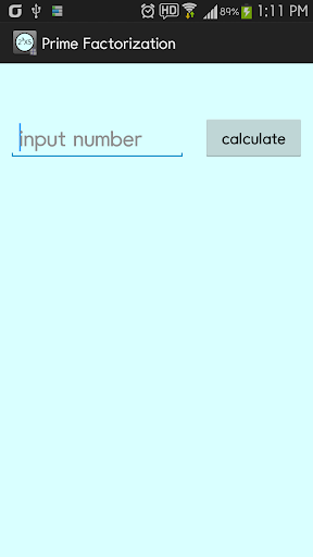 Fatorization calculator