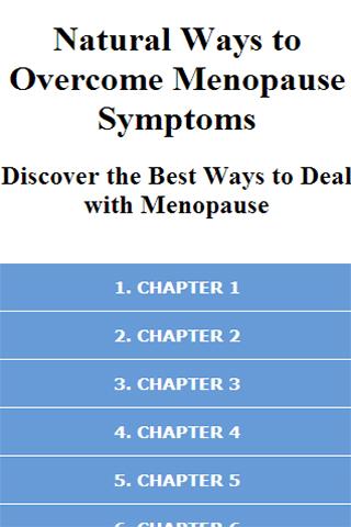 Natural Ways to Cure Menopause