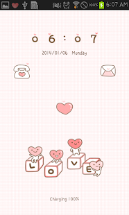 How to install LOVE(Pink) go locker theme patch 1.00 apk for pc