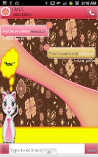 Download GO SMS - Floral Miss Priss APK