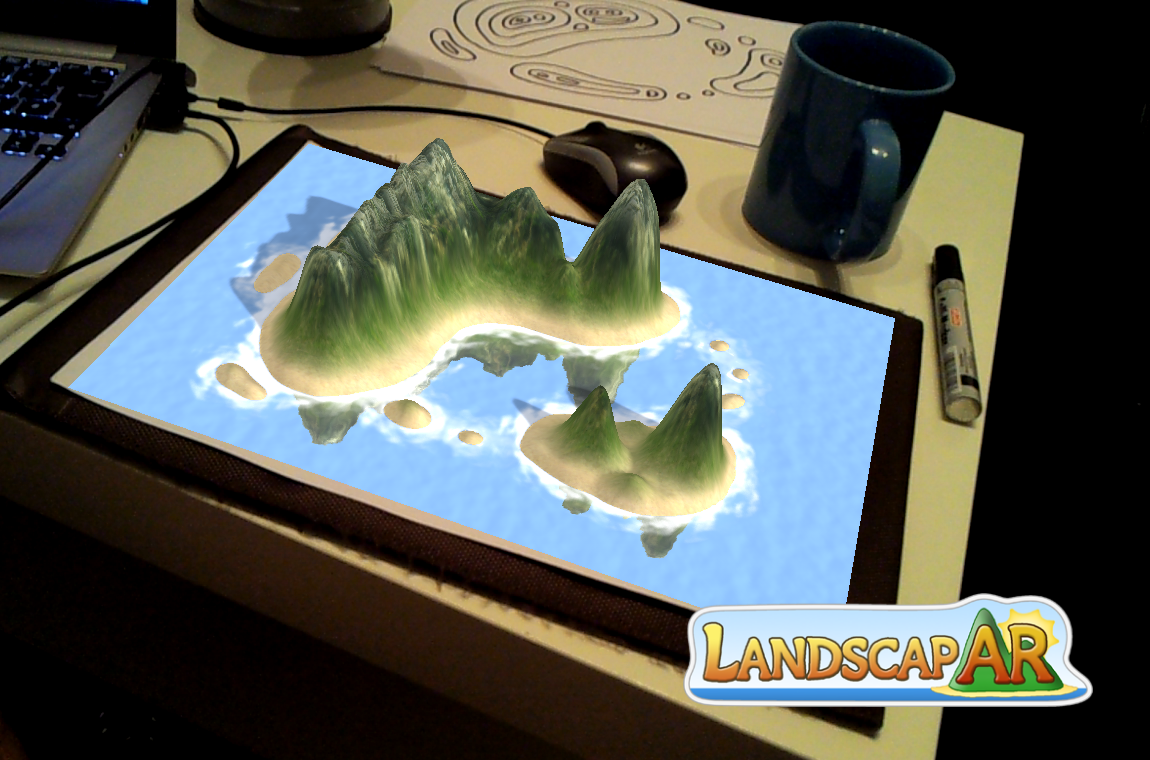    LandscapAR augmented reality- screenshot  