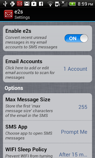 EmailToSms Lite Email To Text